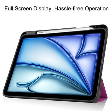 iPad Air 11 (2024) Kolminkertainen Teline Tabletin Suojakuori Kynäpidikkeellä