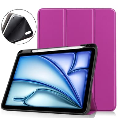 iPad Air 11 (2024) Kolminkertainen Teline Tabletin Suojakuori Kynäpidikkeellä