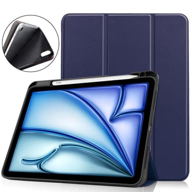 iPad Air 11 (2024) Kolminkertainen Teline Tabletin Suojakuori Kynäpidikkeellä