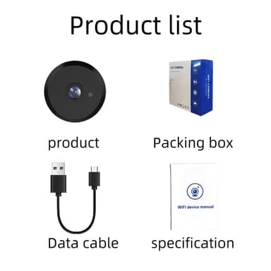 X16 Akkuvapaa Mini-kamera APP Langaton WiFi-kamera