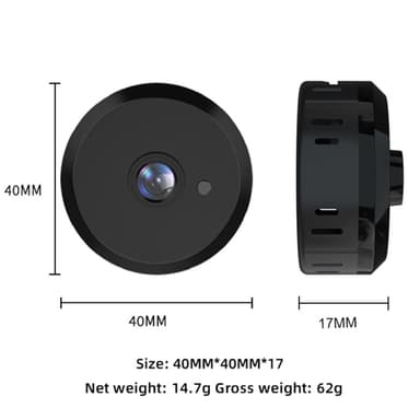 X16 Akkuvapaa Mini-kamera APP Langaton WiFi-kamera