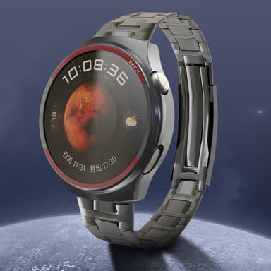 Huawei Watch 4 Pro -kellokotelon suojakuori - musta+punainen