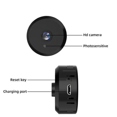 X16 Akkuvapaa Mini-kamera APP Langaton WiFi-kamera