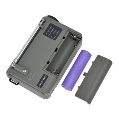 Hätäradio LED-taskulamppu 2000mAh akku Käsikampi Solar