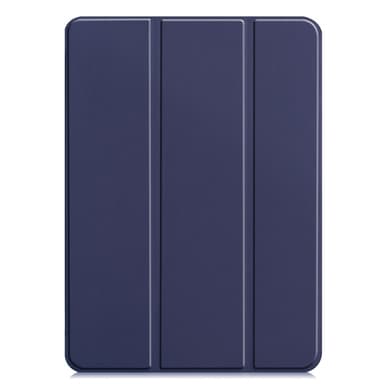 iPad Pro 11 (2024) Kotelo Auto Herää / Nuku Kolminkertainen Taittojalusta Tabletin Suoja - Tummansininen