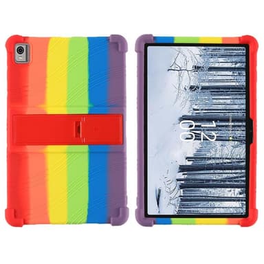 Nokia T21 pehmeä silikoninen suojakotelo Rainbow Pride