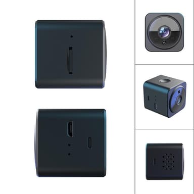 AS02 Mini vakoojakamera Langaton Wifi IP-kotiturvakamera HD 1080P