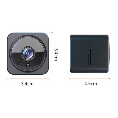 AS02 Mini vakoojakamera Langaton Wifi IP-kotiturvakamera HD 1080P