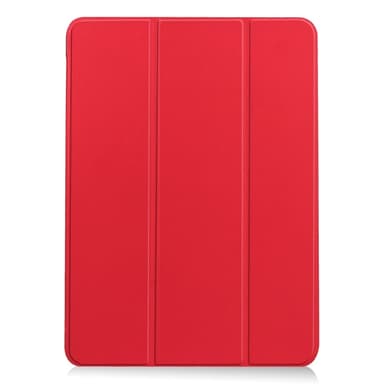 iPad Air 11 (2024) Kotelo Auto Herää / Nuku Kolminkertainen Taittojalusta Tabletin Suoja - Punainen