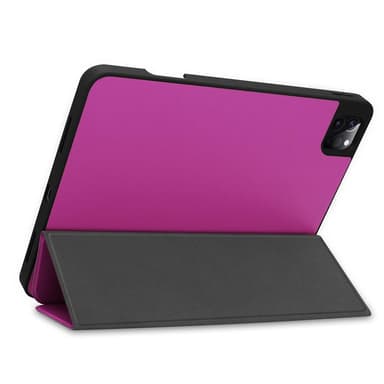 iPad Pro 11 2021 kolminkertainen jalustan tablettikotelo - violetti