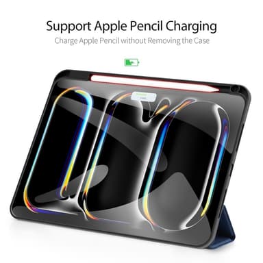 DUX DUCIS Domo iPad Pro 11 (2024) Kolminkertainen jalusta - Sininen