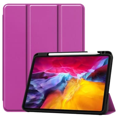 iPad Pro 11 2021 kolminkertainen jalustan tablettikotelo - violetti