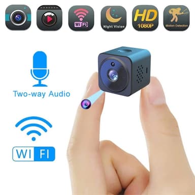 AS02 Mini vakoojakamera Langaton Wifi IP-kotiturvakamera HD 1080P