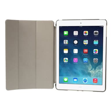 iPad Air/iPad 9.7 2017/2018 Slim fit kolmitaitettava kotelo - Musta