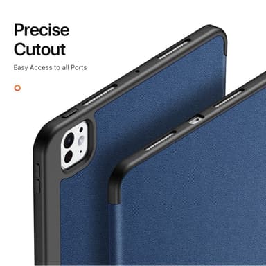DUX DUCIS Domo iPad Pro 11 (2024) Kolminkertainen jalusta - Sininen