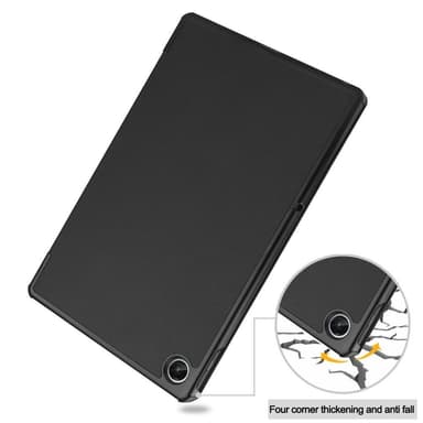 Lenovo Tab M10 Plus (Gen 3) kolminkertainen jalustan kansi - musta