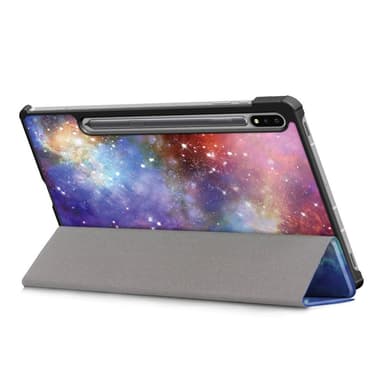 Kolmen taittotelineen älykotelo Samsung Galaxy Tab S7 FE/Tab S7 Plus/Tab S8+ -puhelimelle