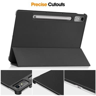 Lenovo Tab P12 kolminkertainen jalustan tablettikotelo - musta