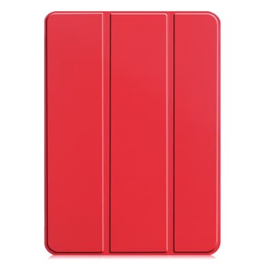 iPad Pro 11 (2024) Kotelo Auto Herää / Nuku Kolminkertainen Taittojalusta Tabletin Suoja - Punainen