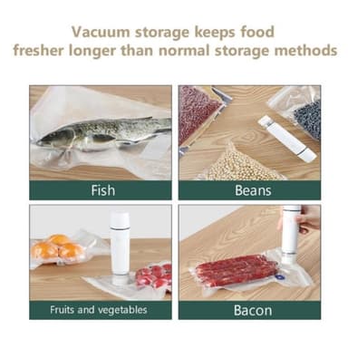 Food Vacuum Sealer USB-ladattava kannettava langaton 800mAh