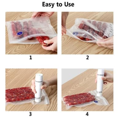 Food Vacuum Sealer USB-ladattava kannettava langaton 800mAh