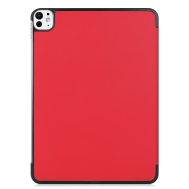iPad Pro 11 (2024) Kotelo Auto Herää / Nuku Kolminkertainen Taittojalusta Tabletin Suoja - Punainen