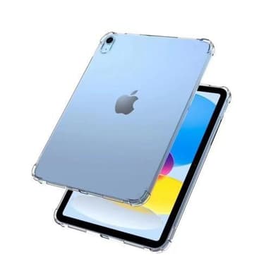 iPad 10.9:lle (2022)/iPadille 10. sukupolven pehmeä TPU-kirkas tabletin kansi Vahvistettu 4 kulmaa iskuja vaimentava takakotelo
