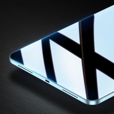 DUX DUCIS Näytönsuoja iPad Air 11 (2024) Kosketusherkkä Keskikova Alumiinilasikalvo