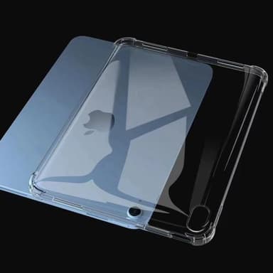 iPad 10.9:lle (2022)/iPadille 10. sukupolven pehmeä TPU-kirkas tabletin kansi Vahvistettu 4 kulmaa iskuja vaimentava takakotelo