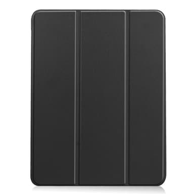 iPad Air 11 (2024) Kolminkertainen Teline Tabletin Suojakuori Kynäpidikkeellä - Musta