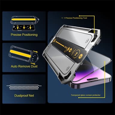iPhone 15 Pro Anti-spy Privacy Tempered Glass -näytönsuoja