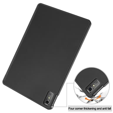 Lenovo Tab M10 5G kolminkertainen jalustan kansi - musta