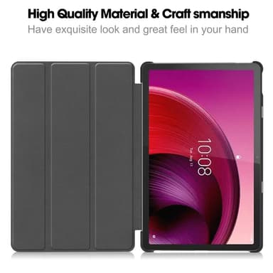 Lenovo Tab M10 5G kolminkertainen jalustan kansi - musta