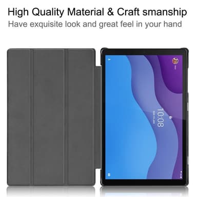 Kolminkertainen telinekotelo Lenovo Tab M10 HD Gen 2 TB-X306F - musta