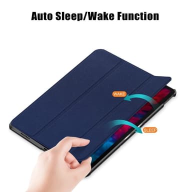 Kolminkertainen jalustan kansi Lenovo Tab P11 Pro TB-J706F - Sininen