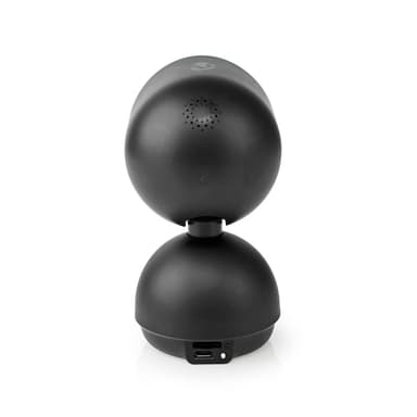 Nedis SmartLife Sisäkamera | Wi-Fi | Full HD 1080p | Kääntö/kallistus | MicroSD (ei sisälly) / Onvif / Pilvipalvelutallennus (valinnainen) | Liiketunnistimella | Yökuvaus | Musta