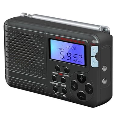 SY-7700 Retro AM/FM/SW/TV Täysikaistainen radio LCD-näyttöradio