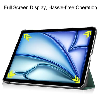 iPad Air 13 (2024) Kotelo Auto Herää / Nuku Kolminkertainen Taittojalusta Tabletin Suoja