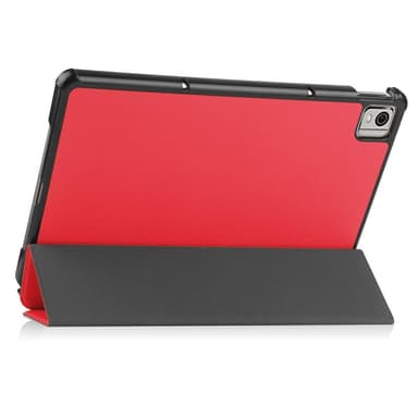 Nokia T21 Tri-fold Stand Wake/Sleep Cover Tablet-kotelo - Punainen