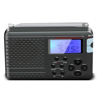 SY-7700 Retro AM/FM/SW/TV Täysikaistainen radio LCD-näyttöradio