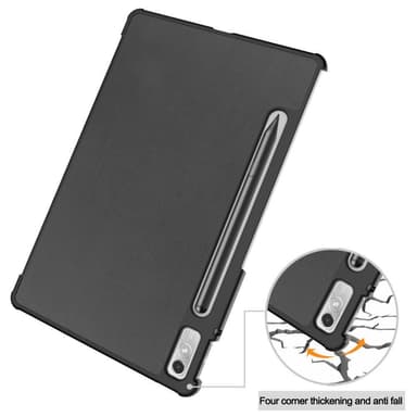 Lenovo Tab P11 Pro Gen 2 kolminkertainen jalustan tablettikotelo - musta