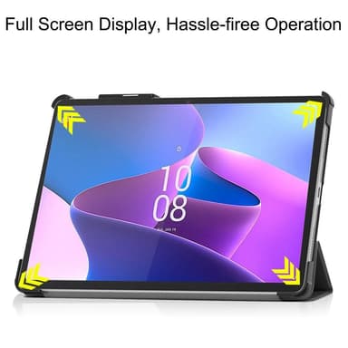 Lenovo Tab P11 Pro Gen 2 kolminkertainen jalustan tablettikotelo - musta