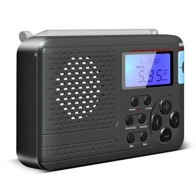 SY-7700 Retro AM/FM/SW/TV Täysikaistainen radio LCD-näyttöradio