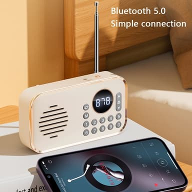 Bluetooth 5.0 FM-radio 3,5 mm äänikaapeli TF Card U -levy