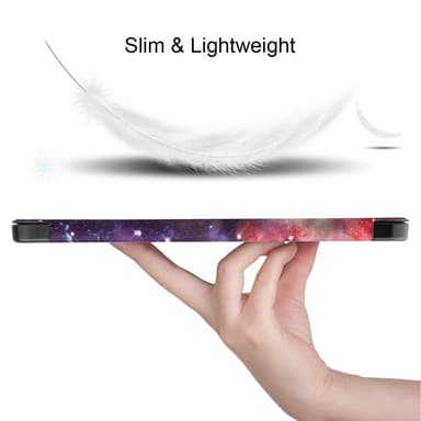 iPad Air 11 (2024) Kolminkertainen Teline Tabletin Suojakuori Kynäpidikkeellä - Galaxy