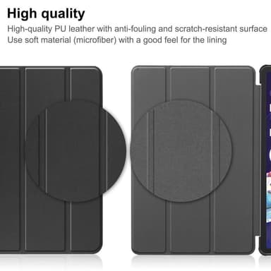 Lenovo Tab P11 Pro Gen 2 kolminkertainen jalustan tablettikotelo - musta