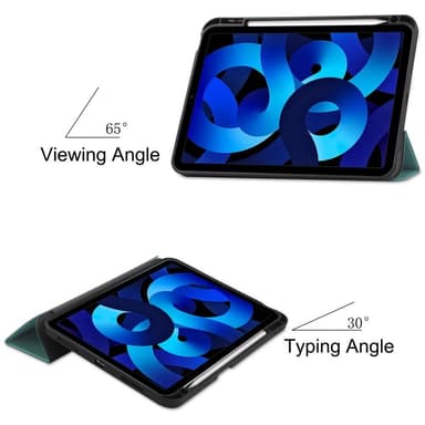 Kolminkertainen telinekotelo iPad 10.9: lle (2022) Tablet Cover Kynäpaikka -