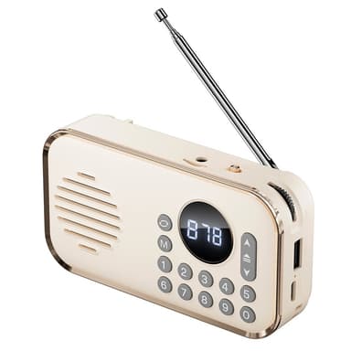 Bluetooth 5.0 FM-radio 3,5 mm äänikaapeli TF Card U -levy