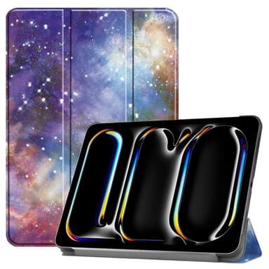 iPad Pro 11 (2024) Kotelo Auto Herää / Nuku Kolminkertainen Taittojalusta Tabletin Suoja - Galaxy