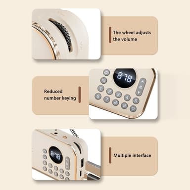 Bluetooth 5.0 FM-radio 3,5 mm äänikaapeli TF Card U -levy